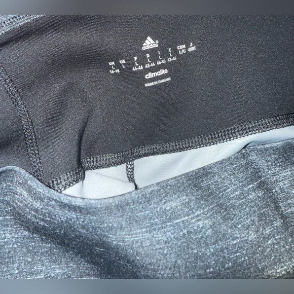 Adidas Gray Crop Leggings - Picture 3 of 3